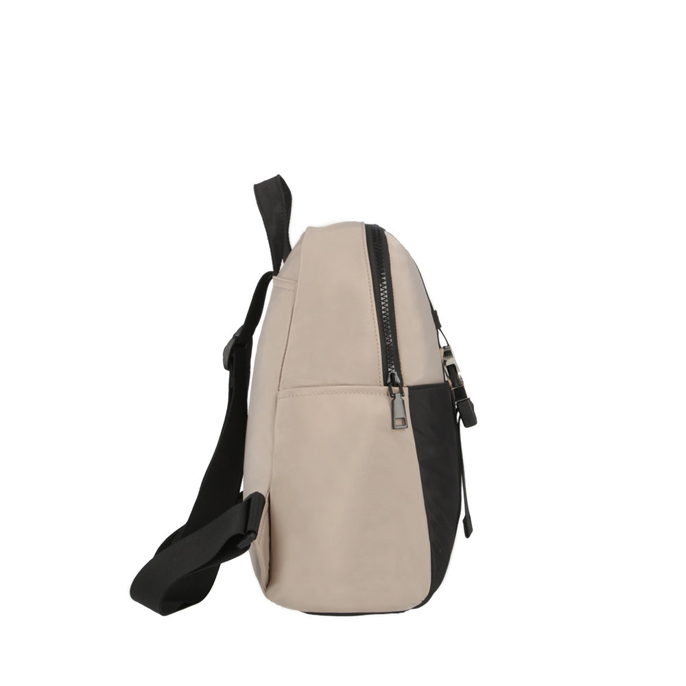 Mochila Urbana Leah Beige Pequeña