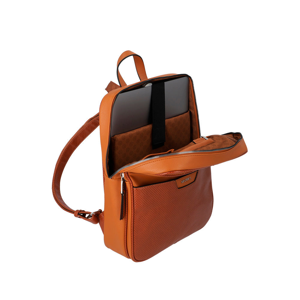 Mochila para notebook 14" Akraness café medio