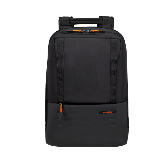 Mochila para Notebook Stackd Biz Negra y Naranja