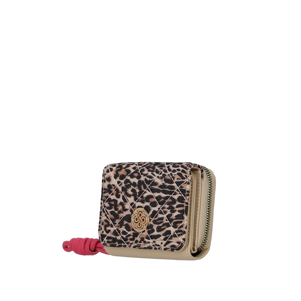 BILLETERA GINZA FW24 LEOPARDO S