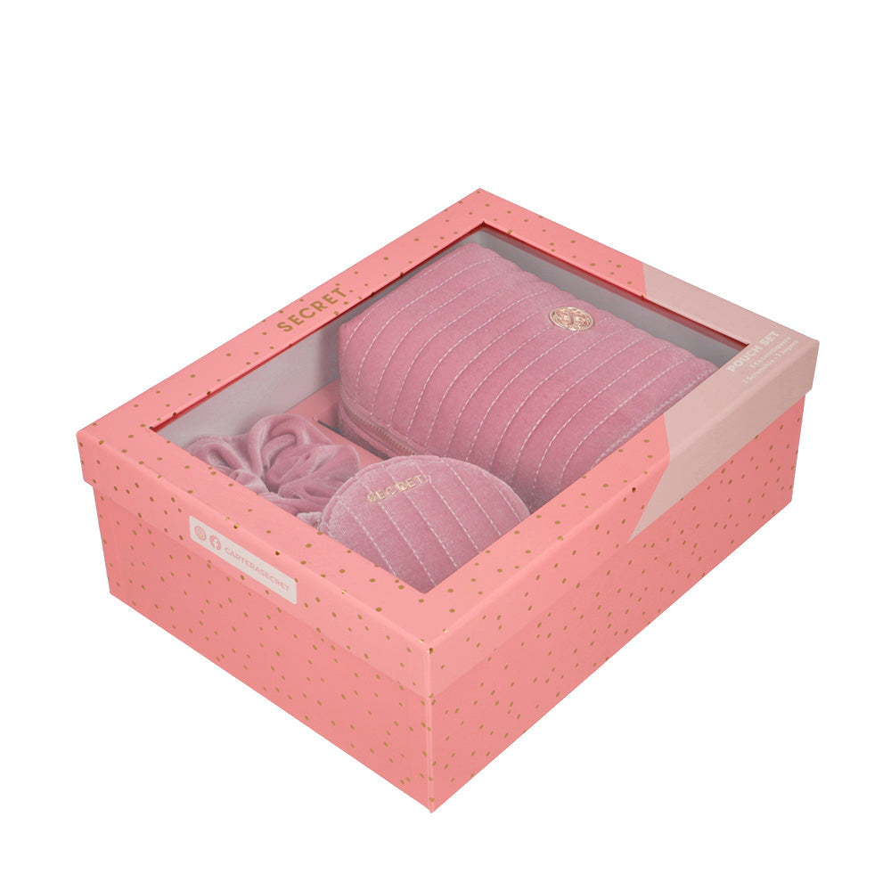 PACK COSMETIQUERO + JOYERO + COLLET TUNISIA FW24 ROSA