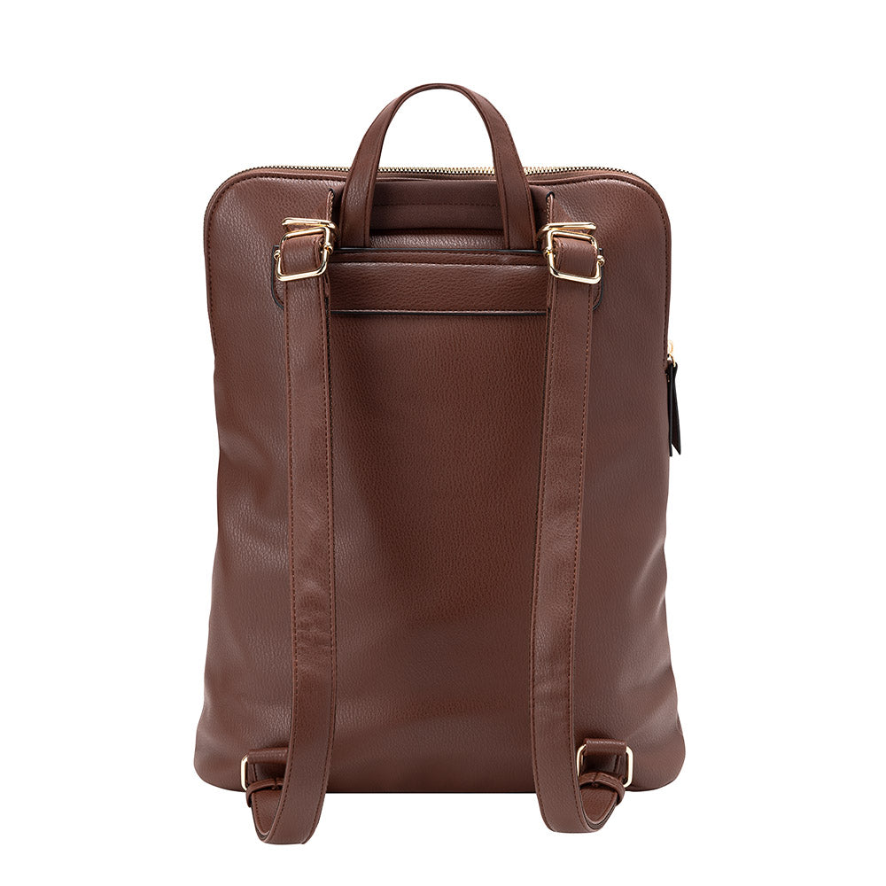 Mochila Para Notebook Laurens Fw24 Cafe XL