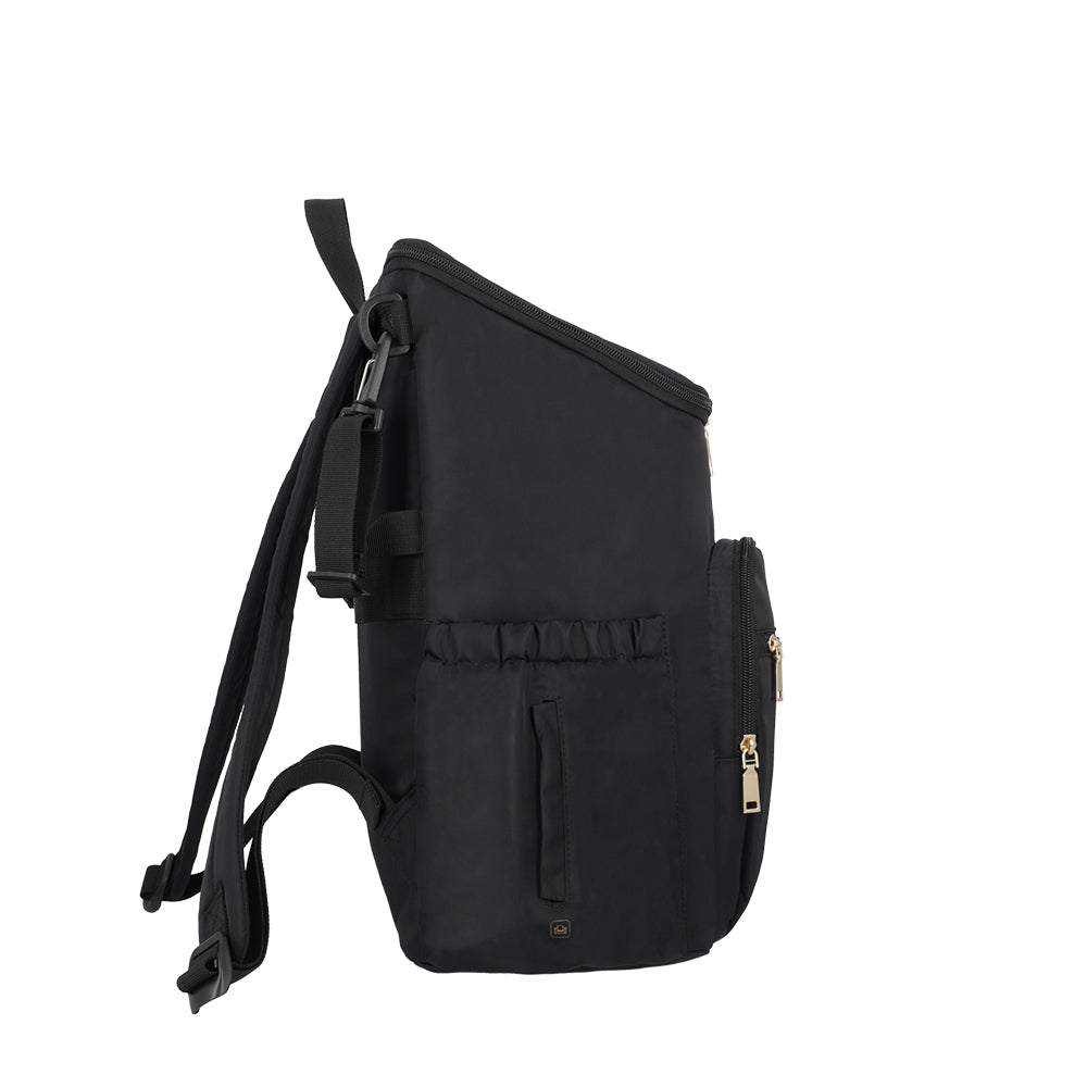 Mochila maternal Parentpack con mudador negra