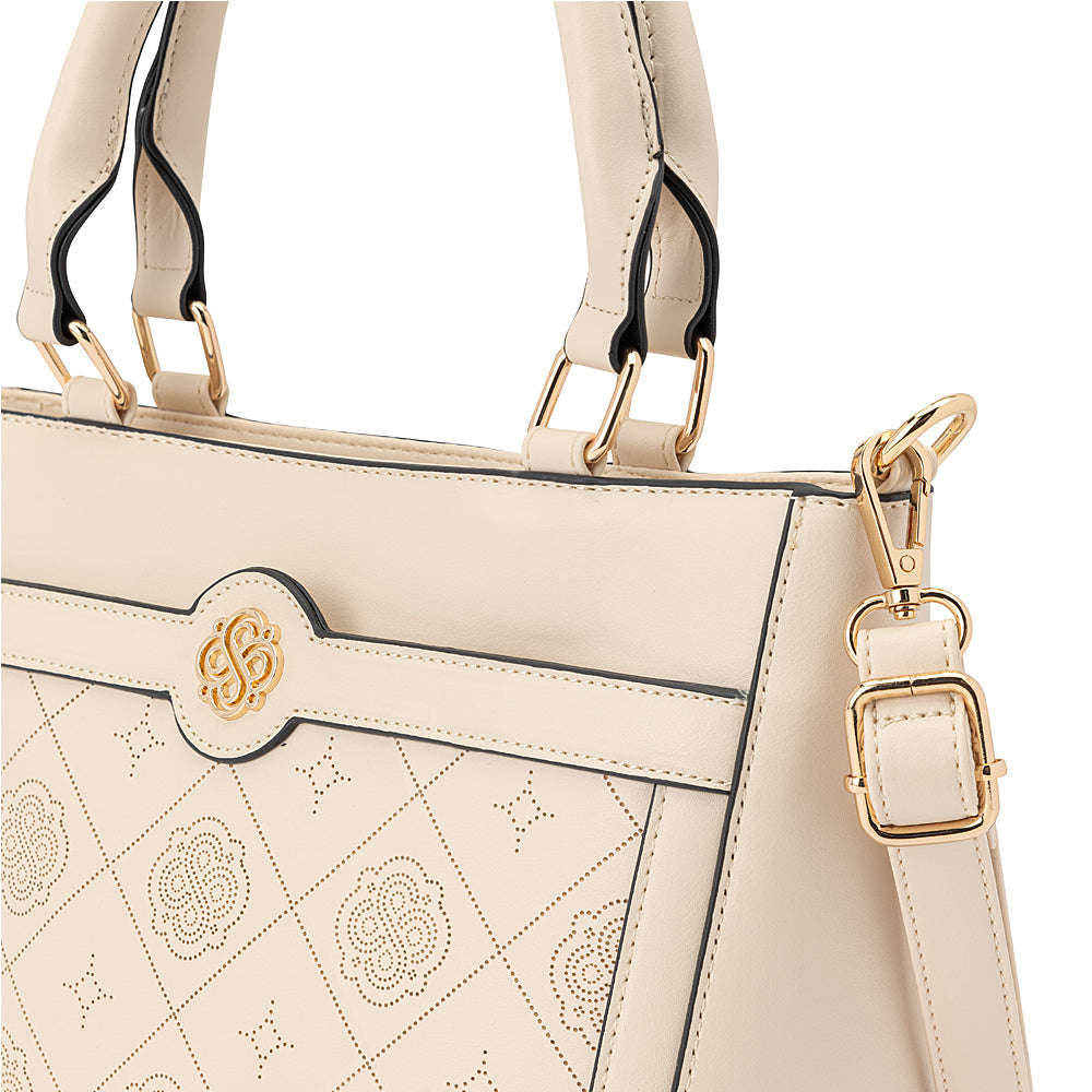 Cartera De Mano Roma Fw24 Beige M