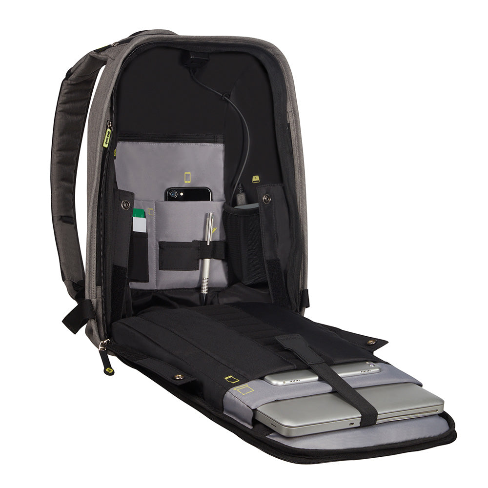 Mochila Securipak 15.6" Cool Grey