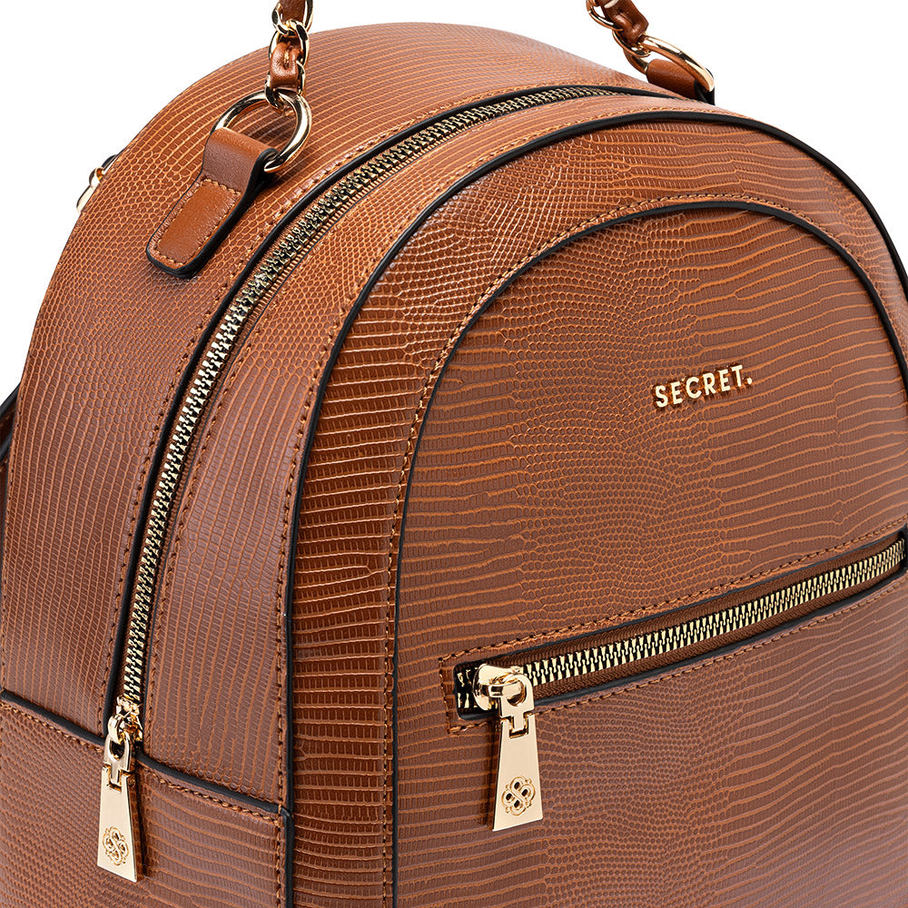 Mochila Virginia Fw24 Cafe Medio L