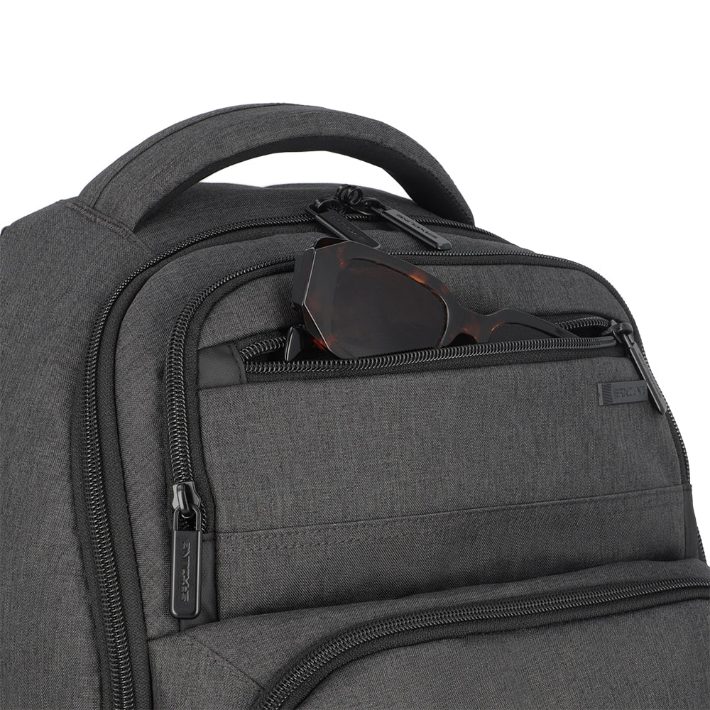 Mochila para notebook Banker gris 17"