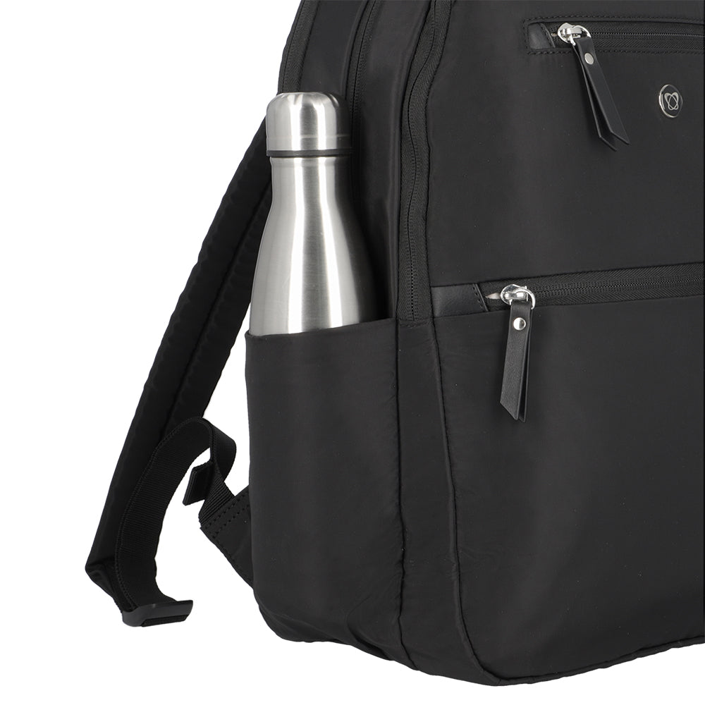 Mochila para notebook mujer Tunnel negra 15"