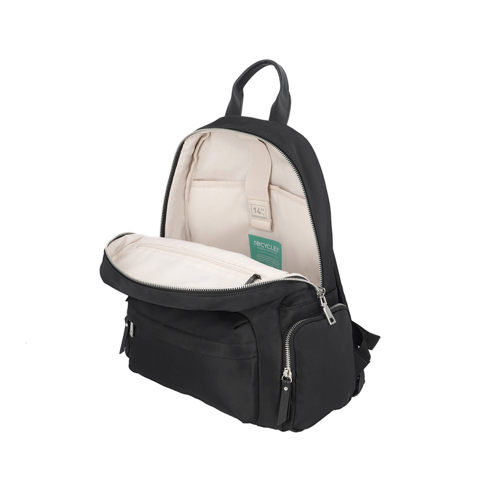 Mochila para notebook mujer Madison negro 14"