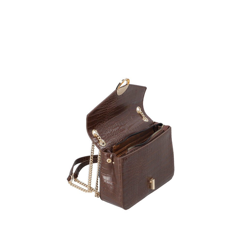 BANDOLERA VIENA FW24 CAFÉ M