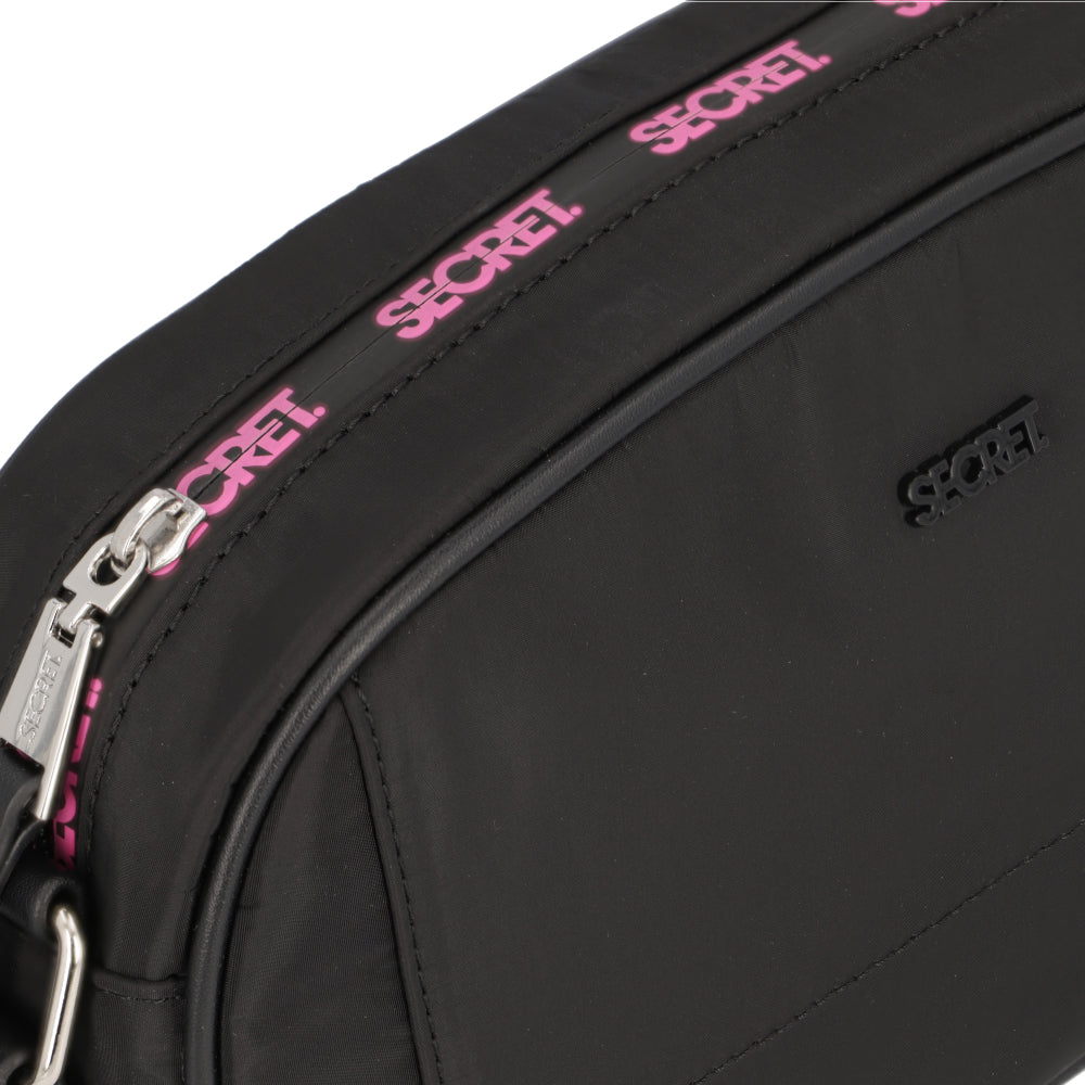 Cartera Bandolera Estocolmo Negra Mediana