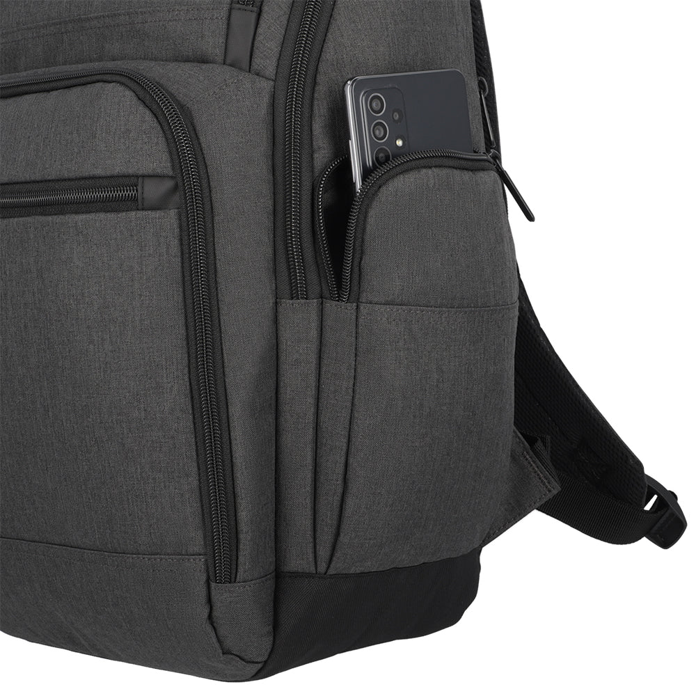 Mochila para notebook Banker gris 17"
