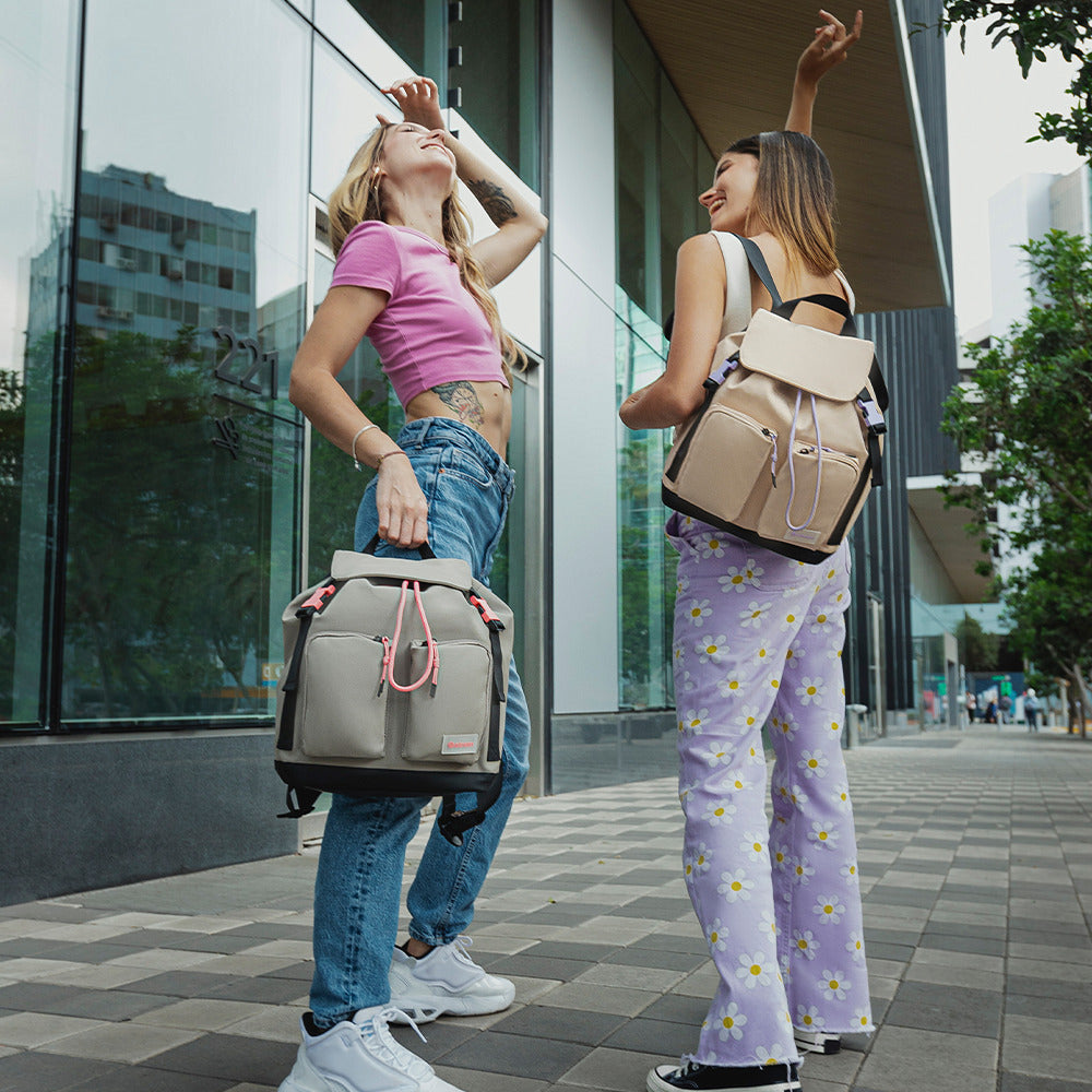Mochila para mujer Aria beige M