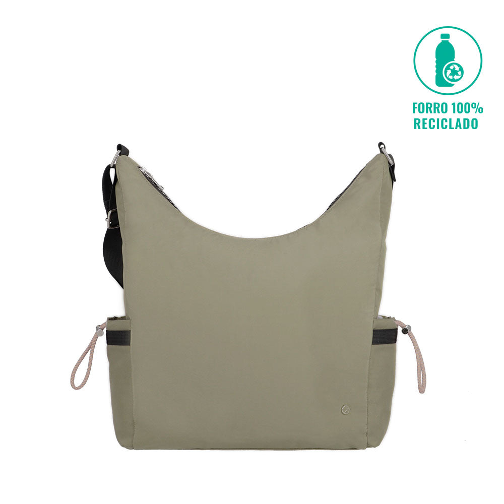 Cartera de Hombro Anna Beige Pequeña