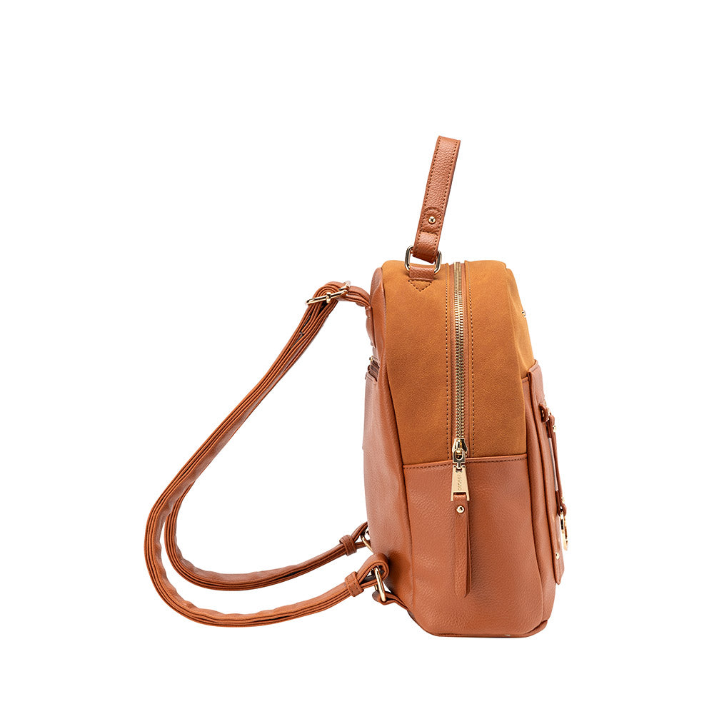 Mochila Lourdes Fw24 Cafe Medio M