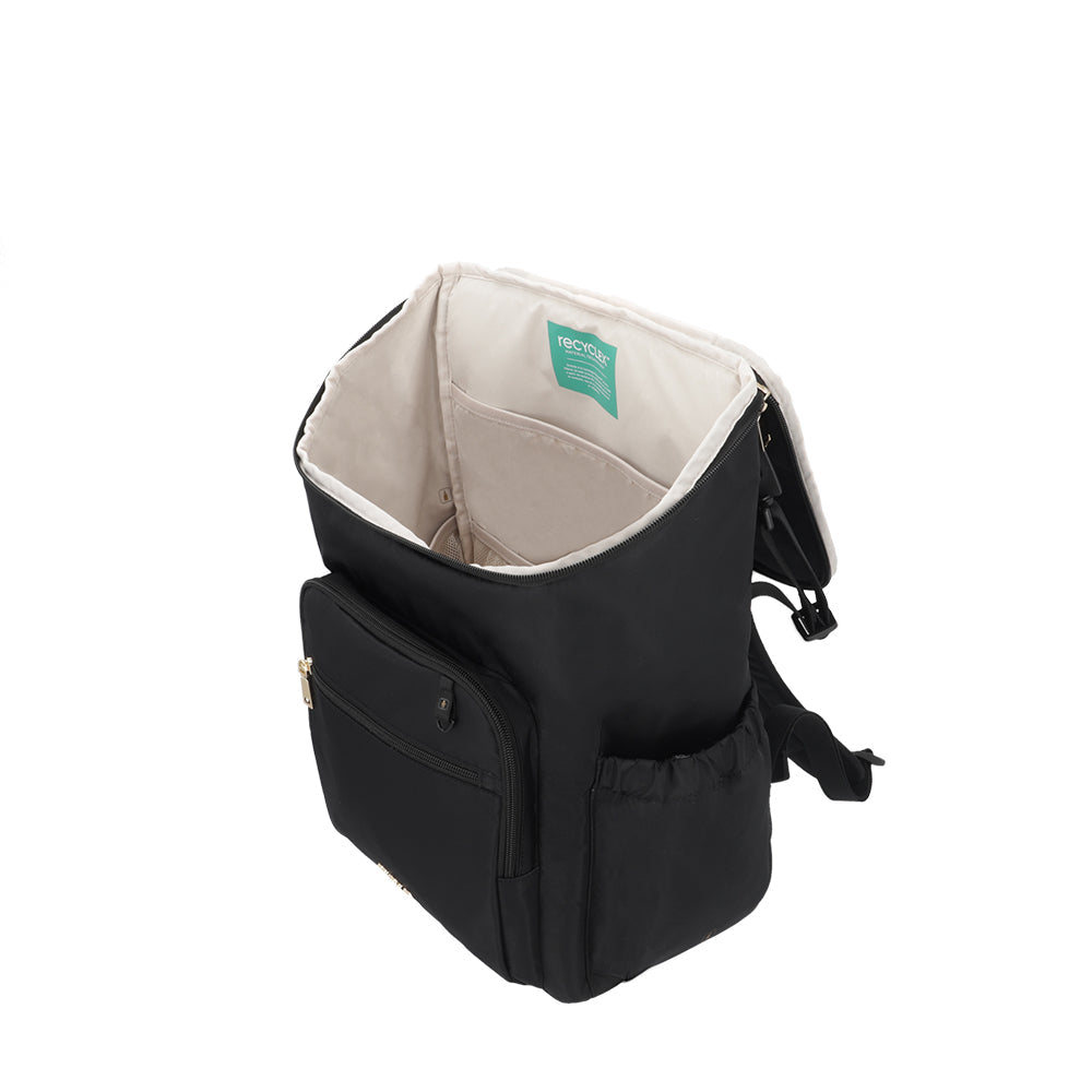 Mochila maternal Parentpack con mudador negra