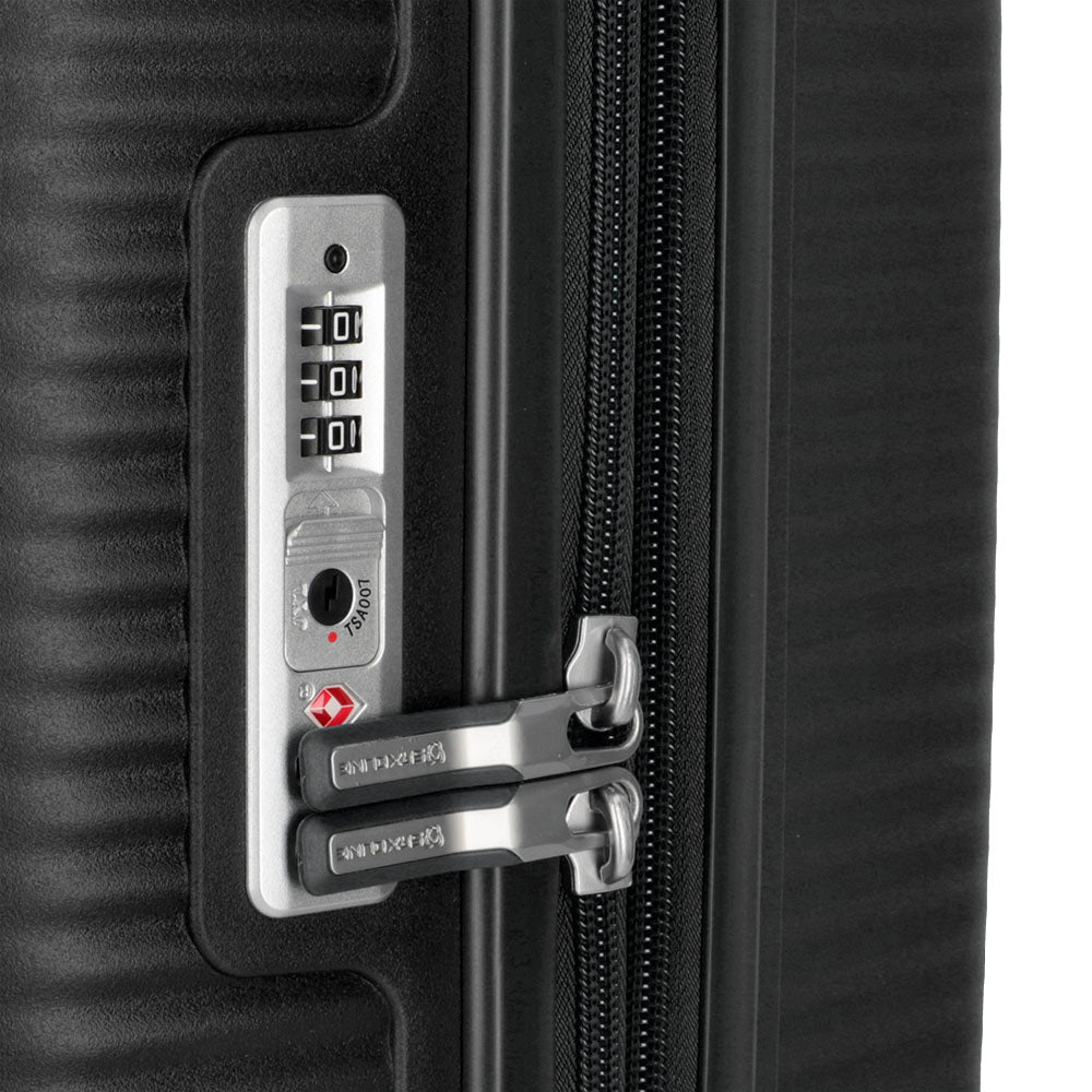 Maleta de cabina DISCO negra EXP