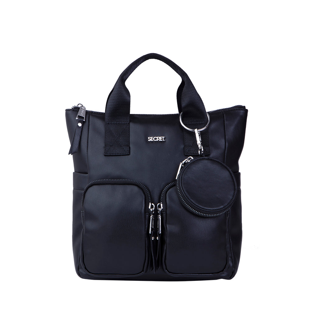 Mochila Clásica Fashion Praga Negra