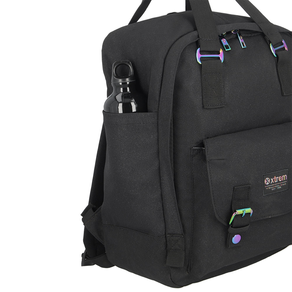 Mochila para laptop mujer New Briz 14.1'' negra
