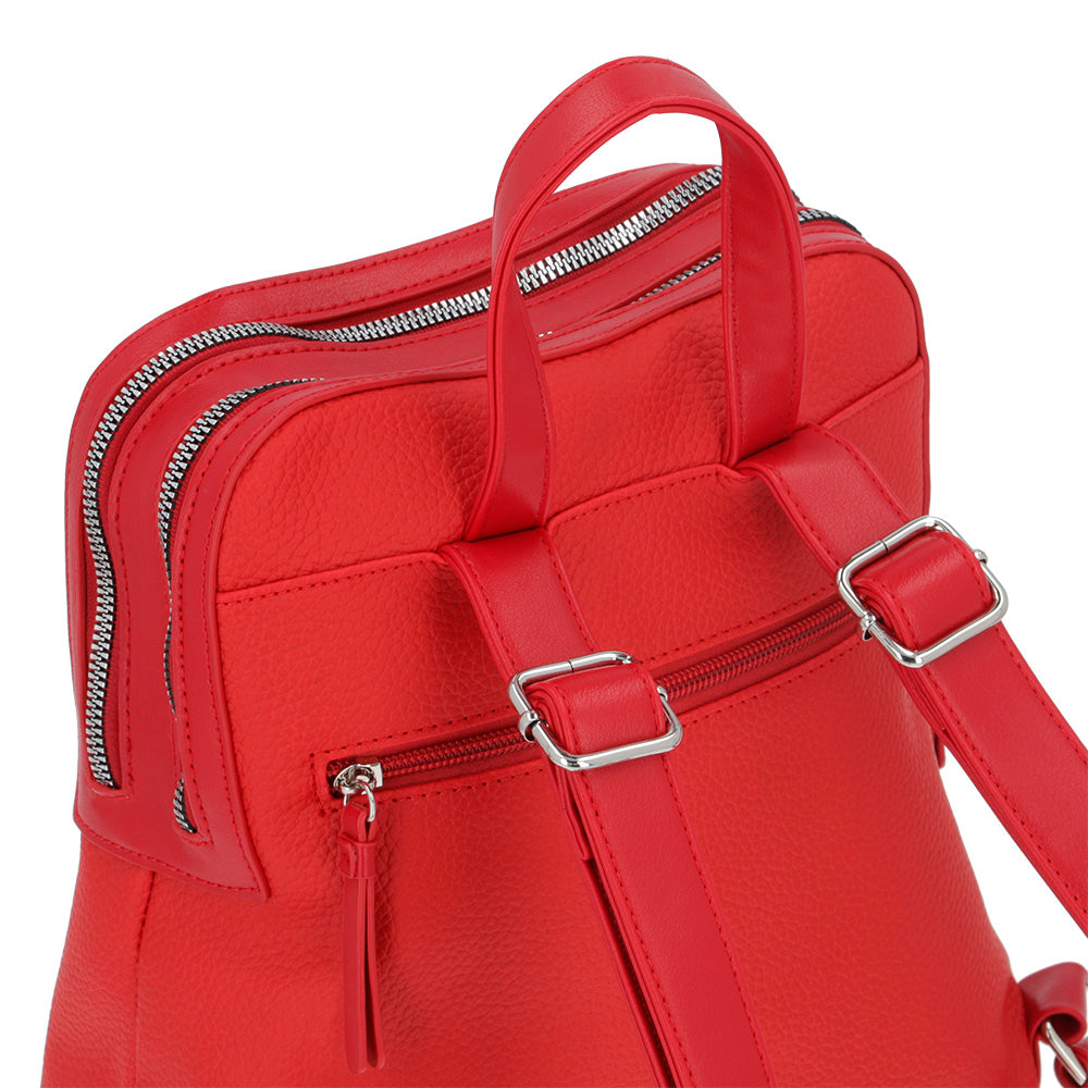 Mochila para mujer Letonia roja M