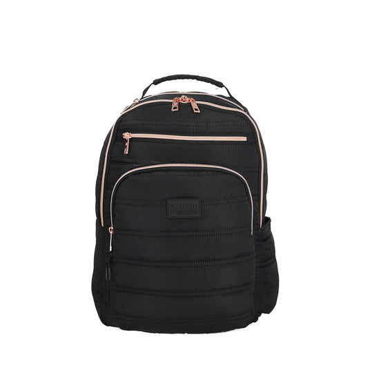 Mochila para laptop mujer Vermont 15.6'' negra/rosada