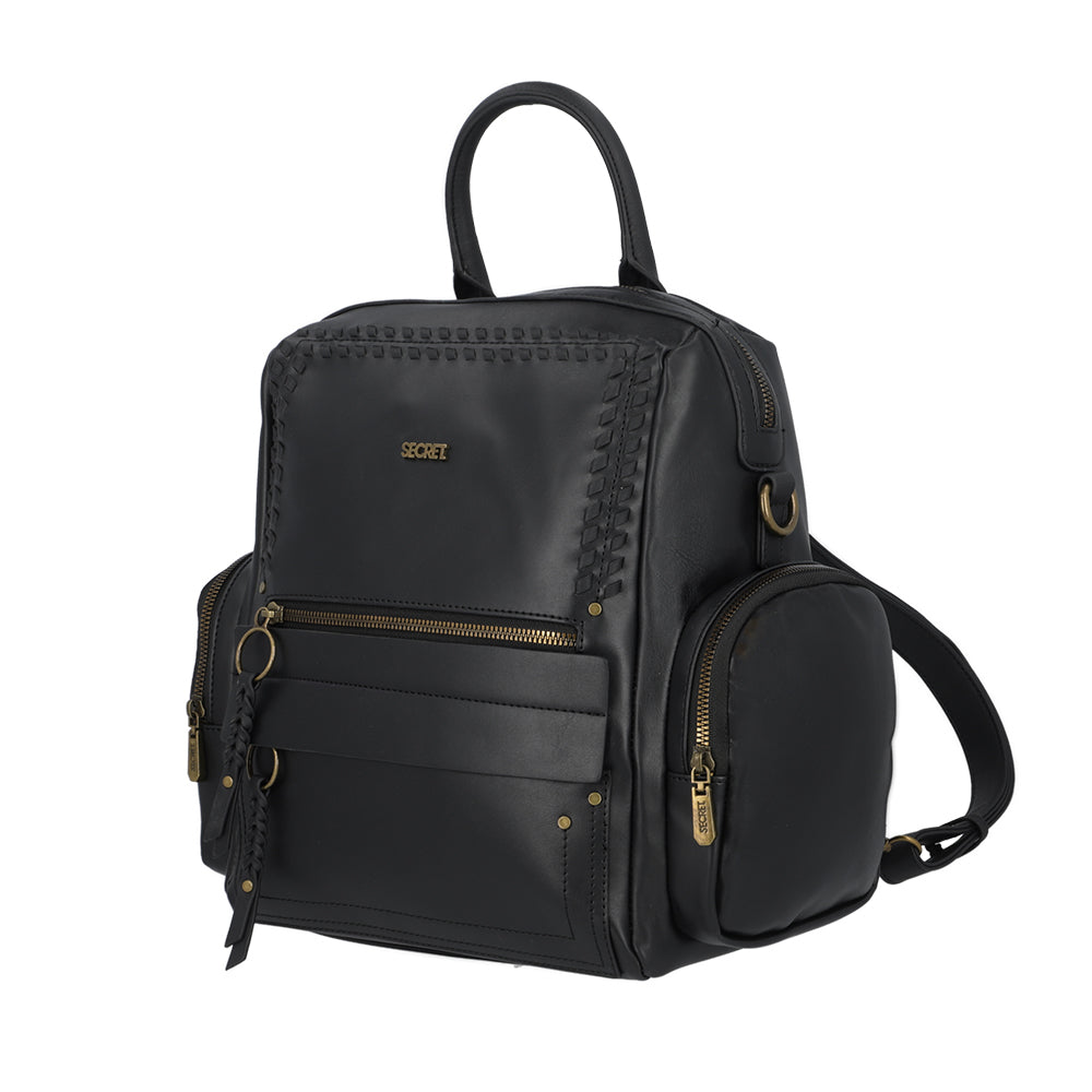 Mochila Hippie Chic Dallas Negra
