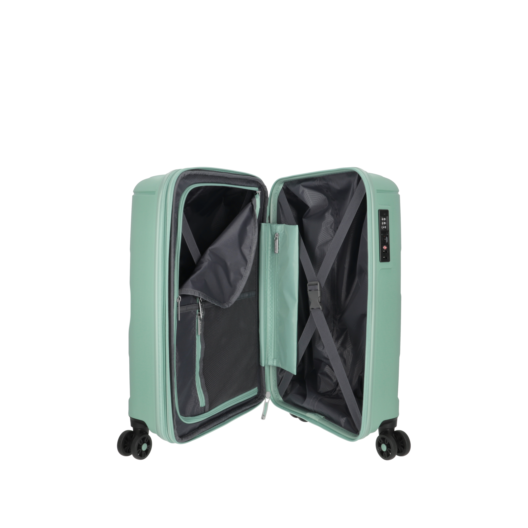 Maleta de cabina Fortress verde