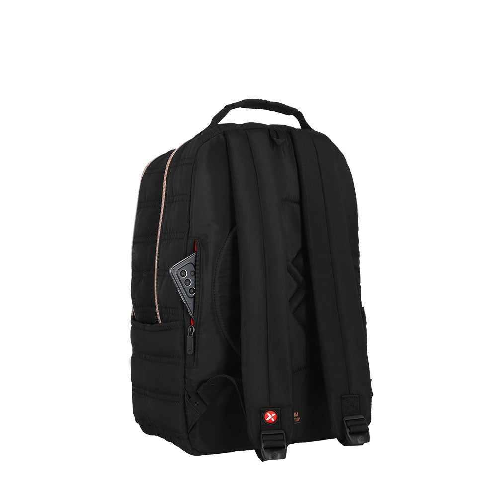 Mochila para notebook mujer Nebraska 16'' negra