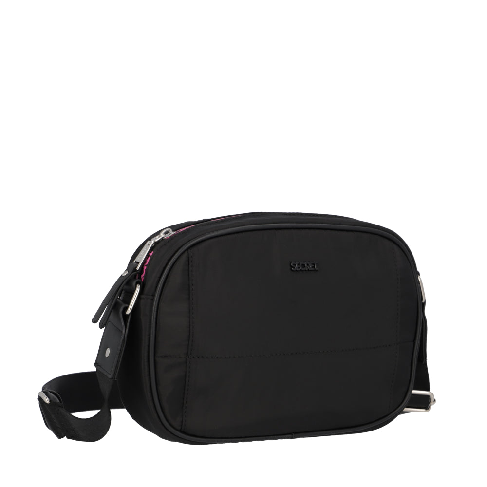Cartera Bandolera Estocolmo Negra Mediana