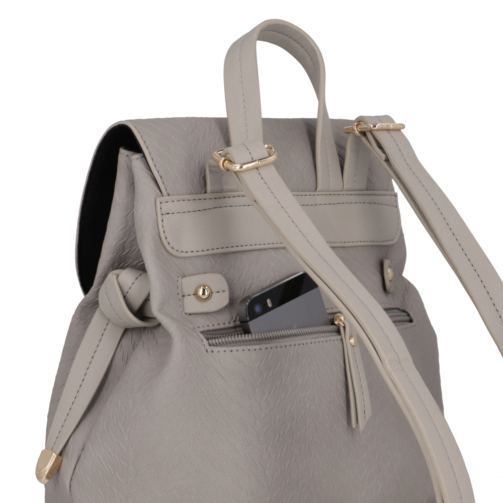 Mochila Kansas Gris Mediana