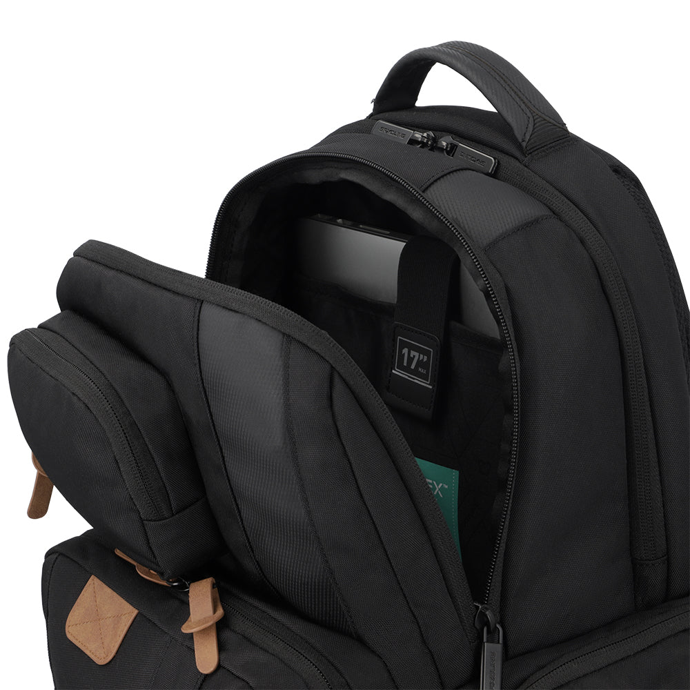 Mochila para notebook City Plus negra 17"