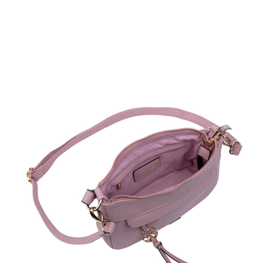 Cartera Clásica Lourdes Rosada