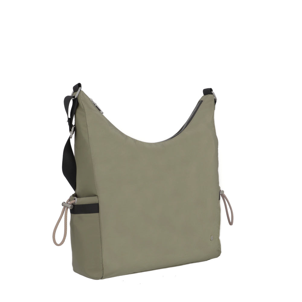 Cartera de Hombro Anna Beige Pequeña