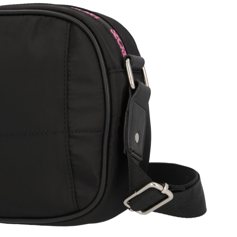 Cartera Bandolera Estocolmo Negra Mediana