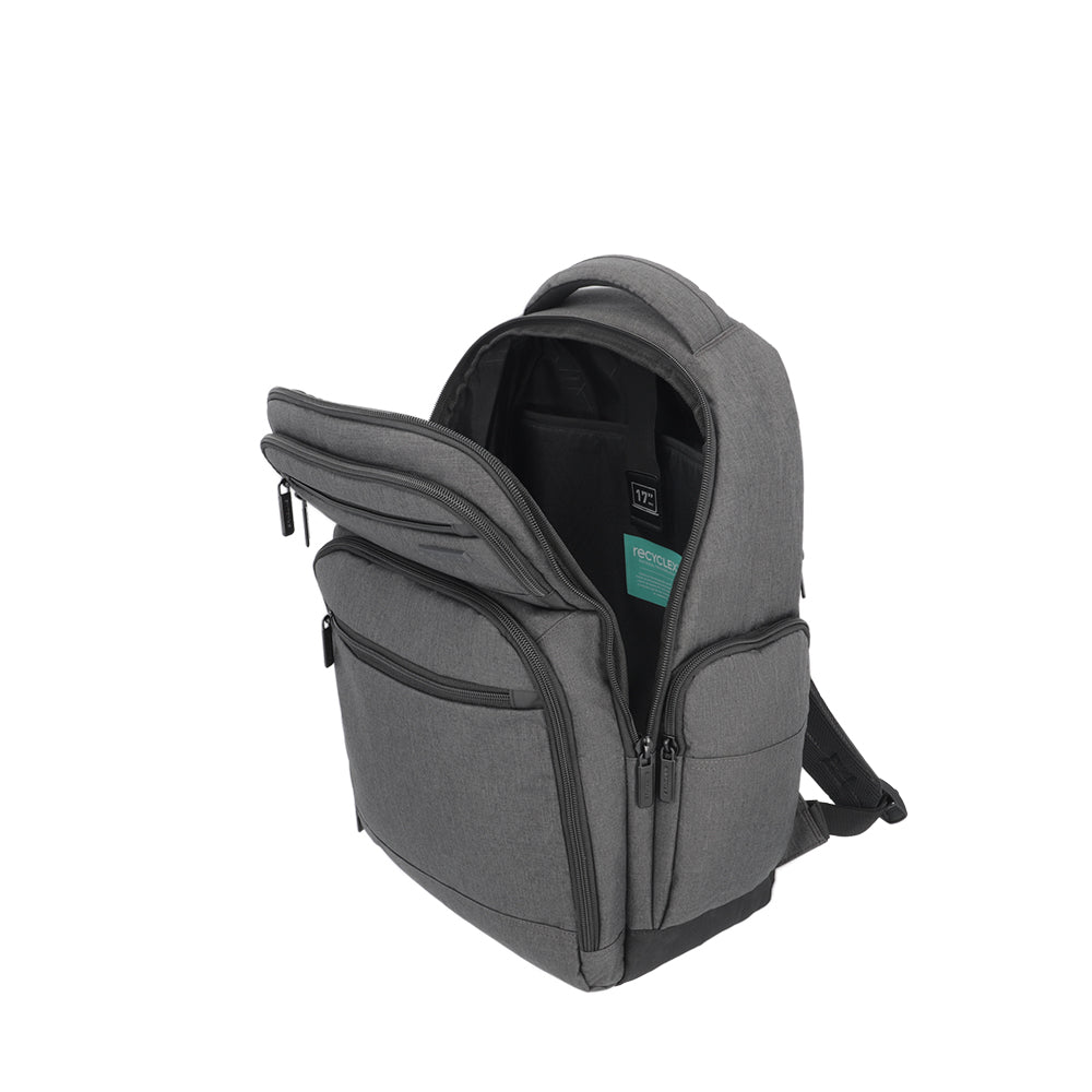 Mochila para notebook Banker gris 17"