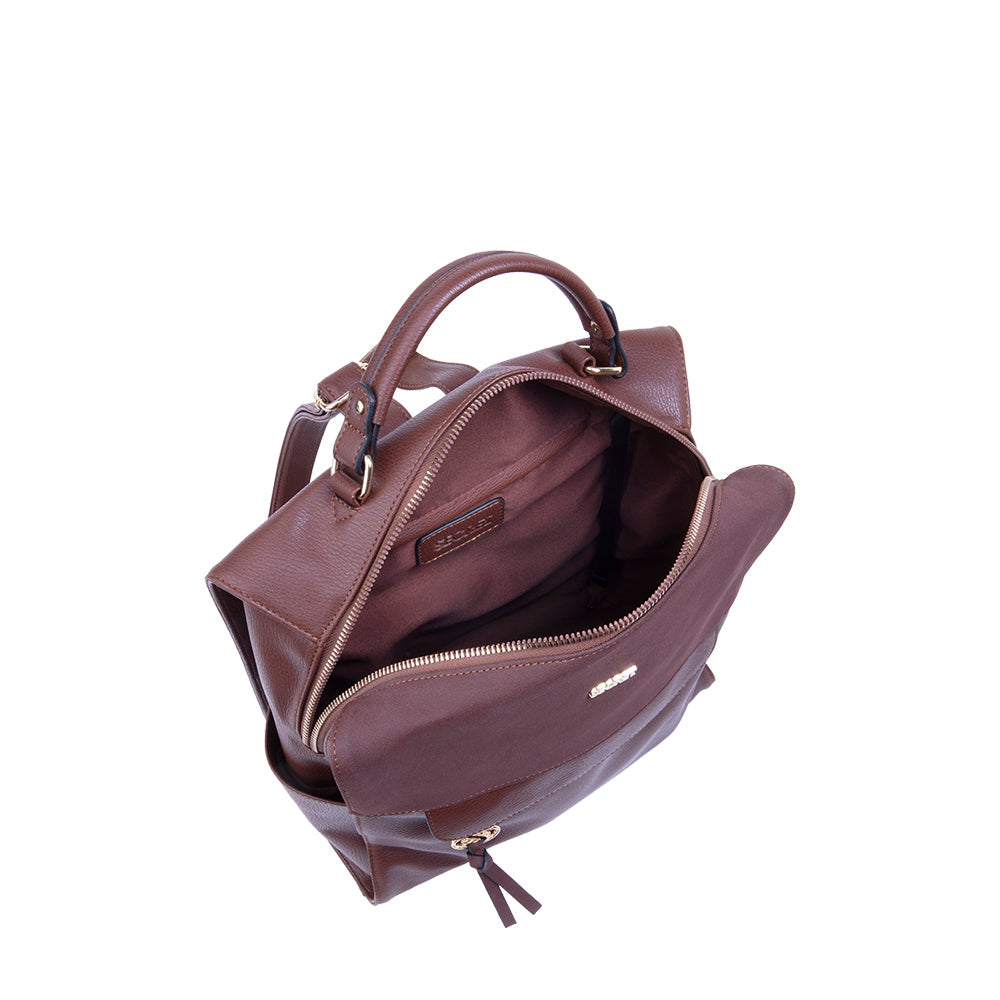 Mochila Clásica Lourdes Café