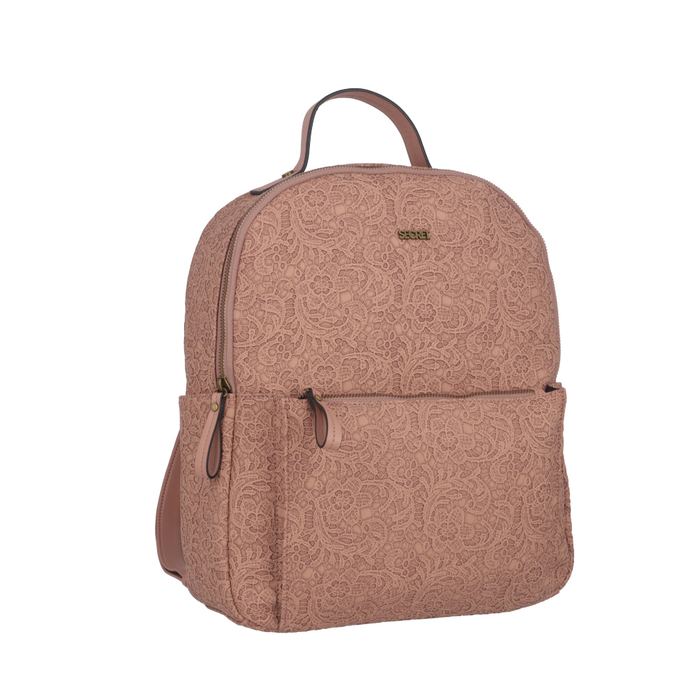Mochila Mumbai Rosada Grande