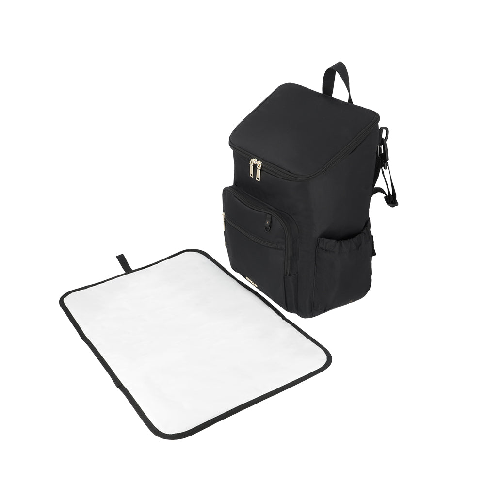 Mochila maternal Parentpack con mudador negra