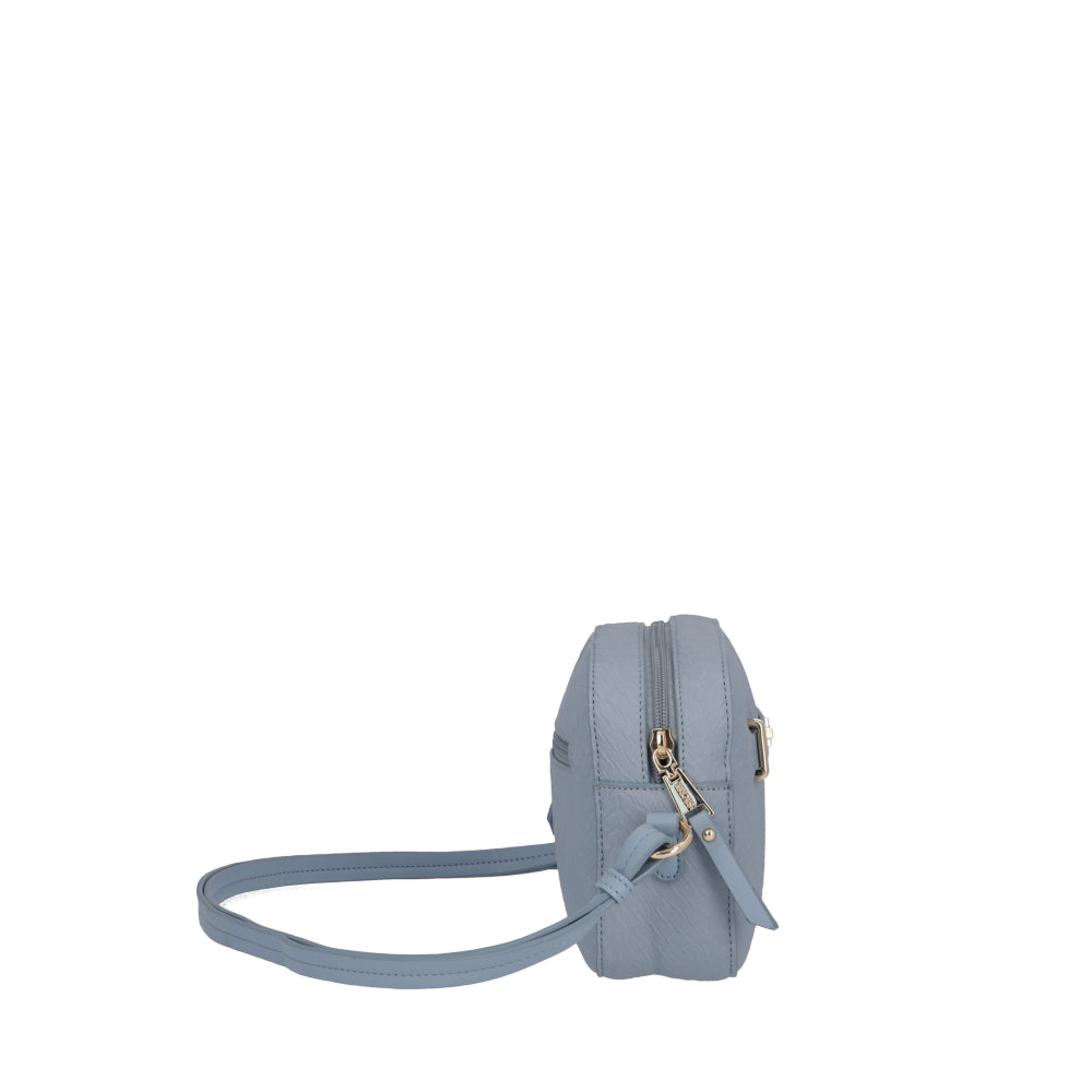 Cartera Bandolera Kansas Azul Celeste Pequeña