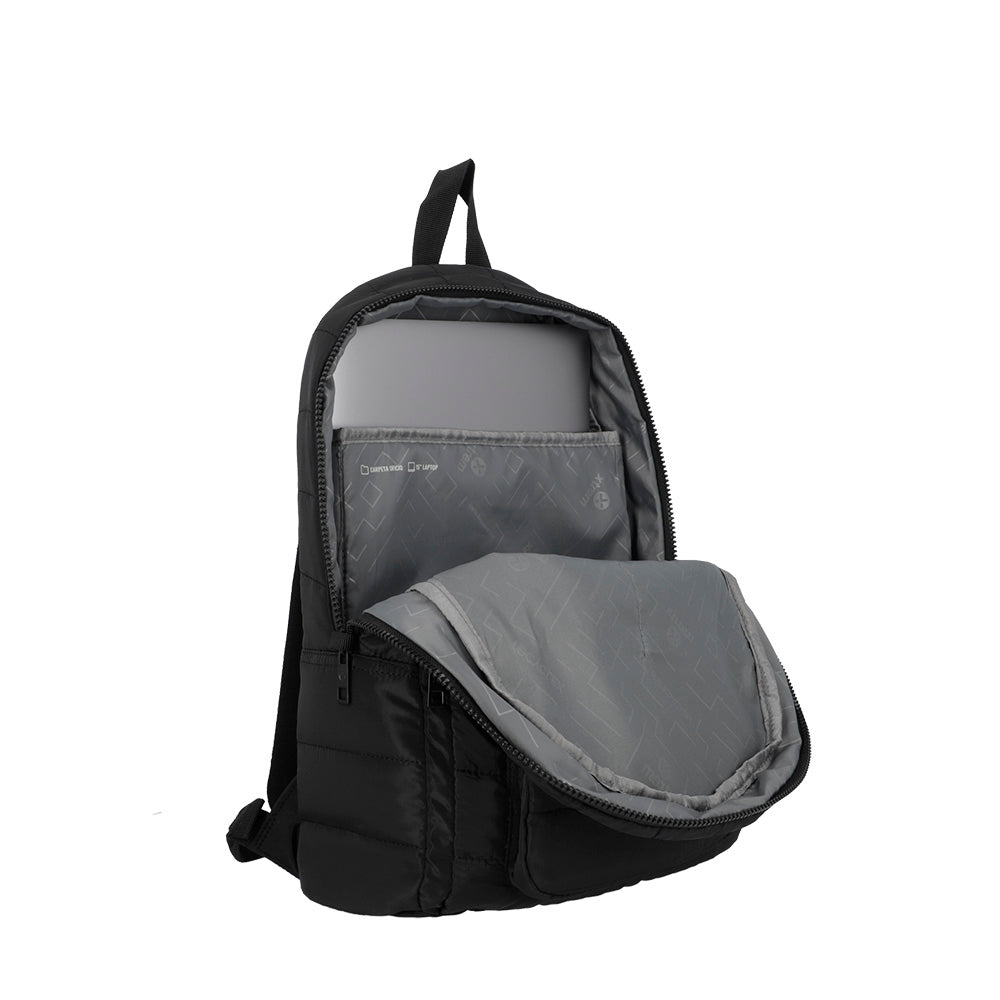 Mochila para notebook 15" de mujer Hamilton negra/agua