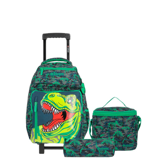 Mochila New Run Pack 4Xt Green Dino M