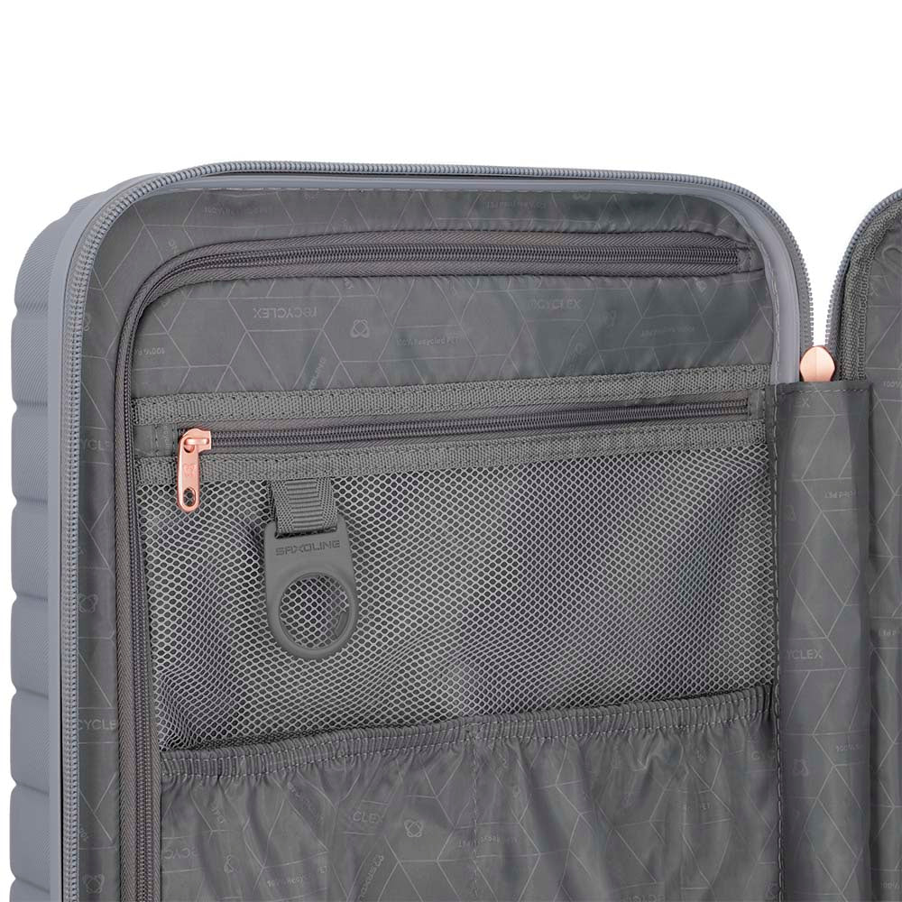Maleta de cabina Spinwave Gris