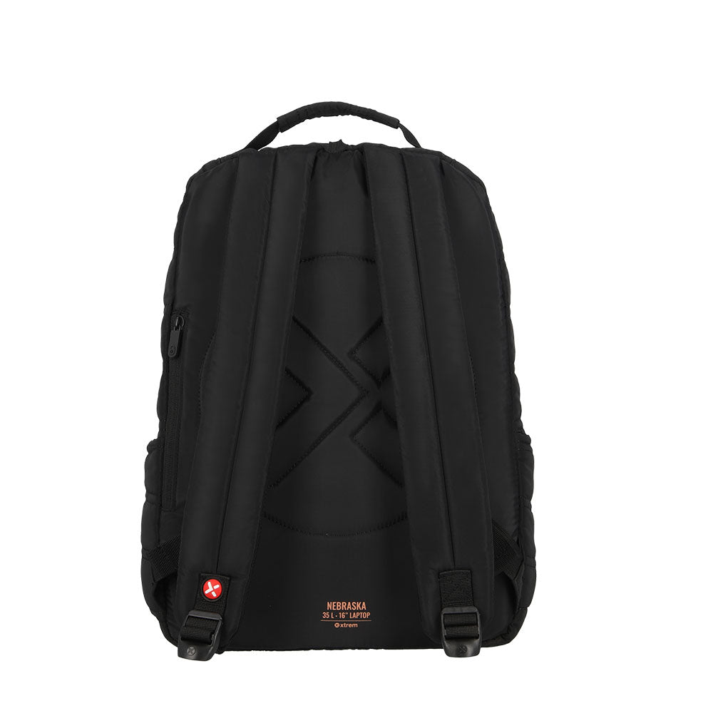 Mochila para notebook mujer Nebraska 16'' negra