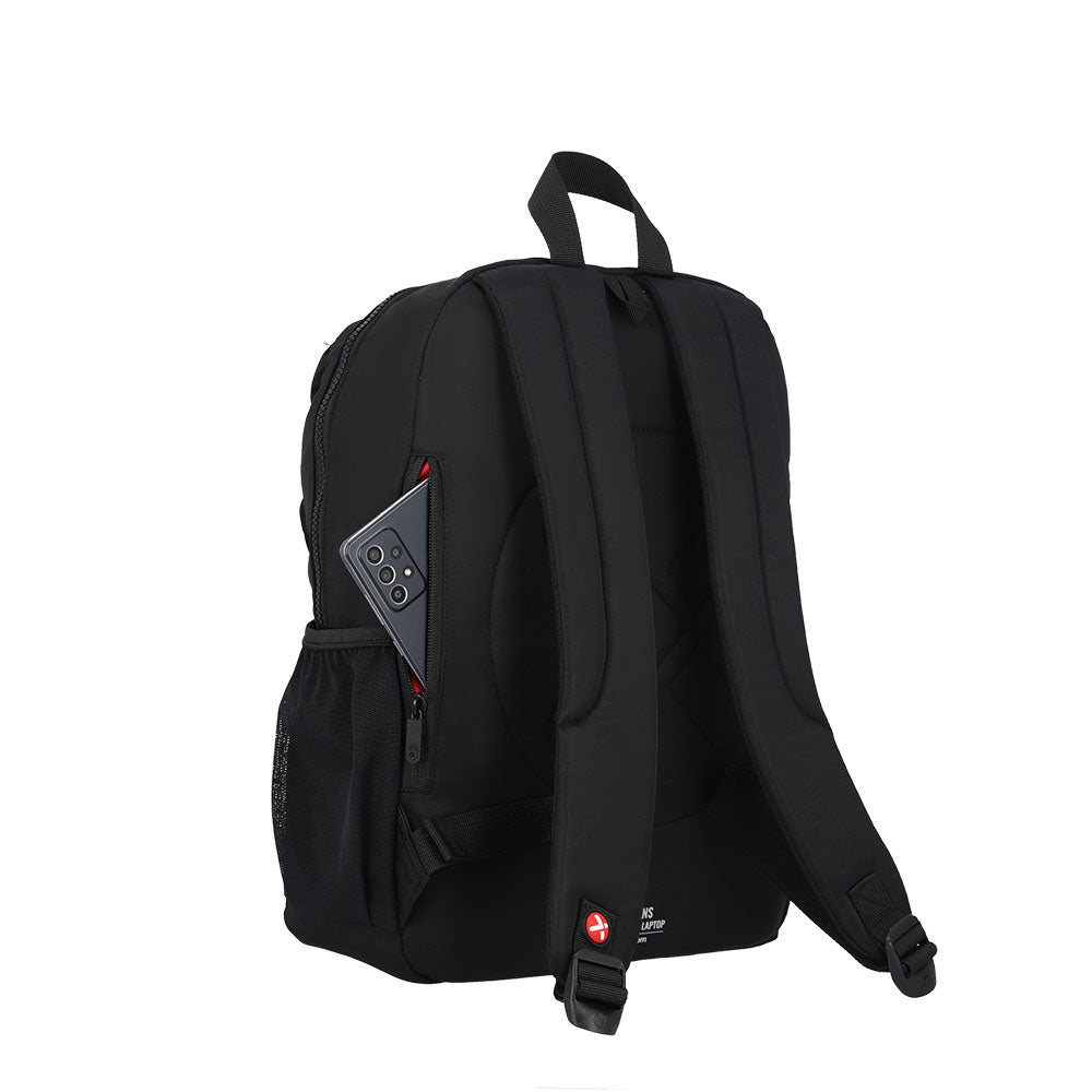 Mochila para notebook mujer Queens 15.6'' negra