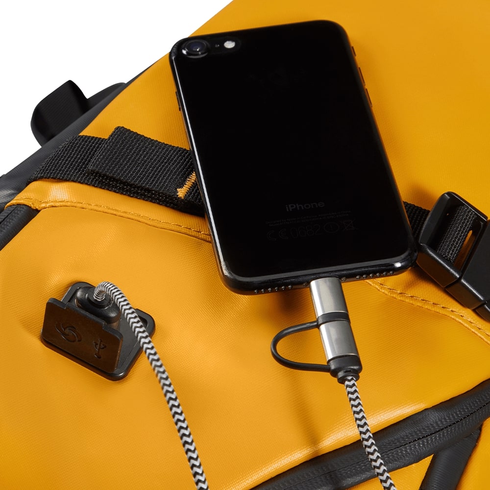 Mochila para Notebook Ecodiver Amarilla Grande