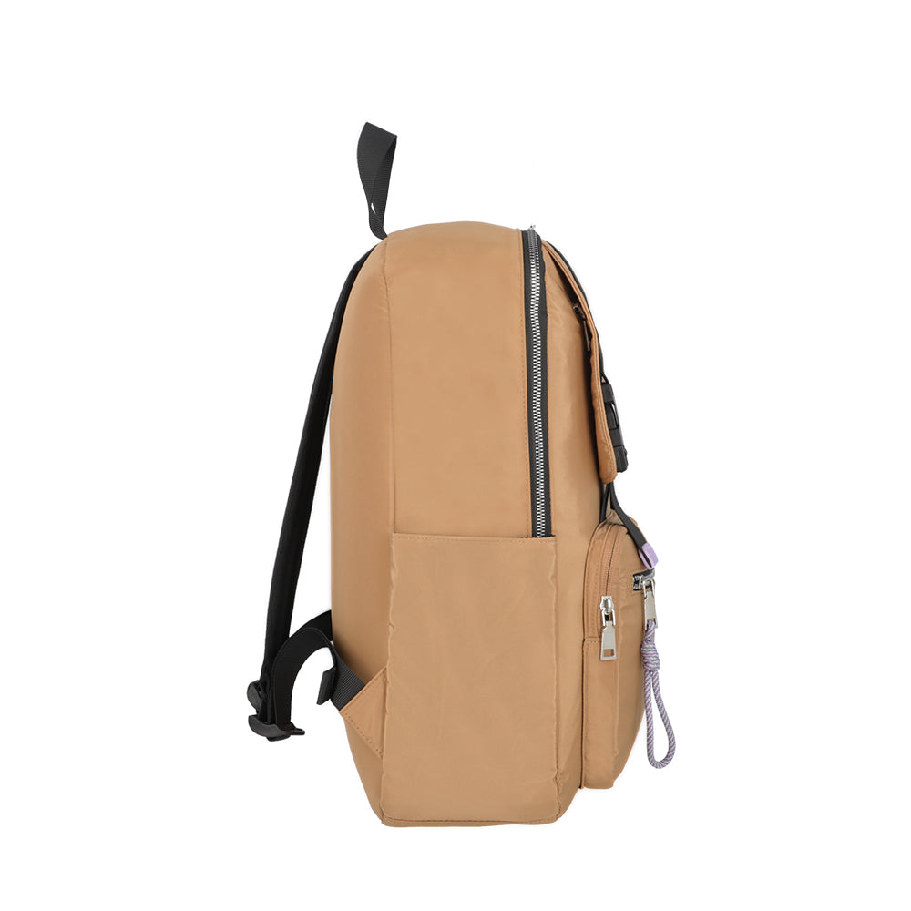 Mochila para notebook mujer Lexie beige 14.1"