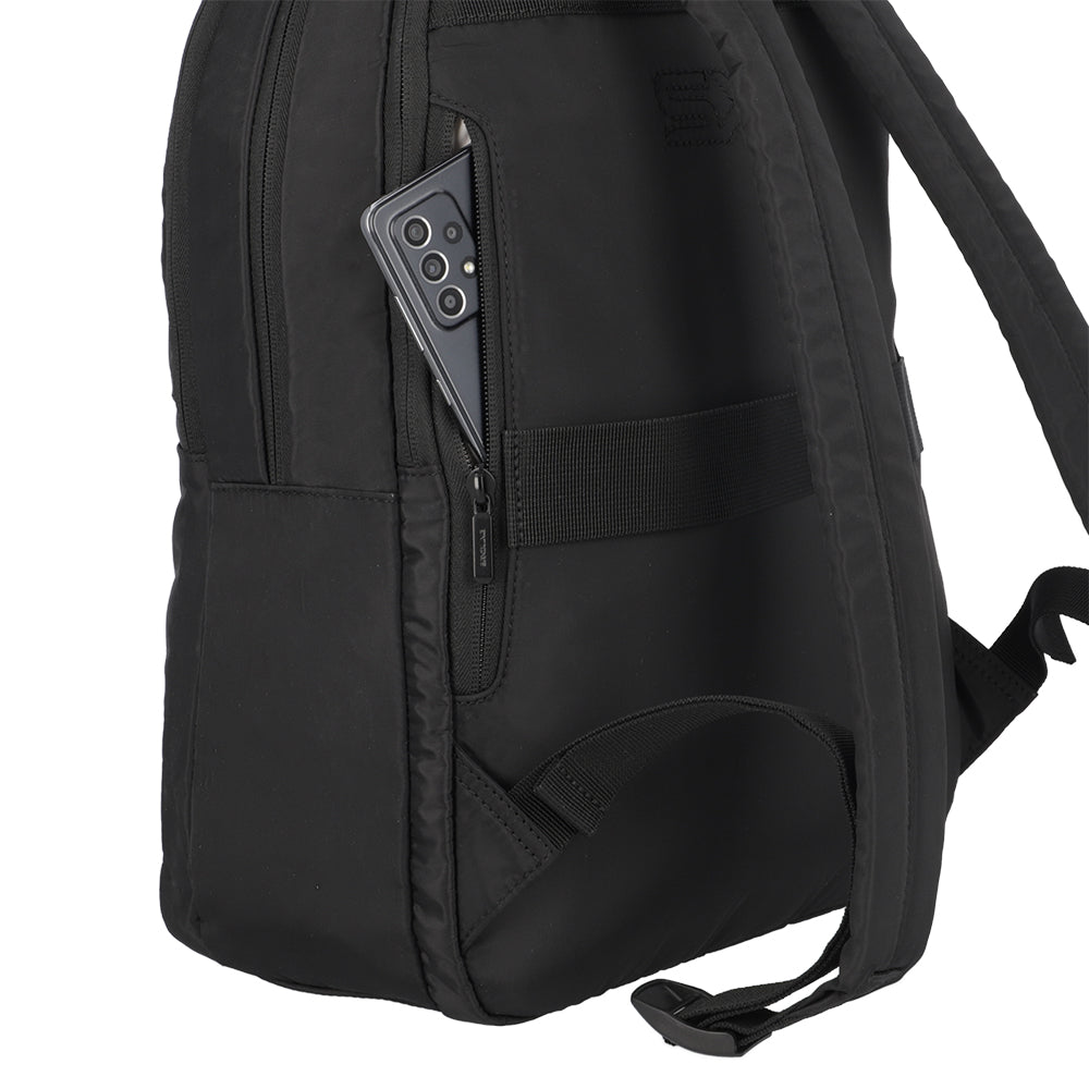 Mochila para notebook mujer Tunnel negra 15"
