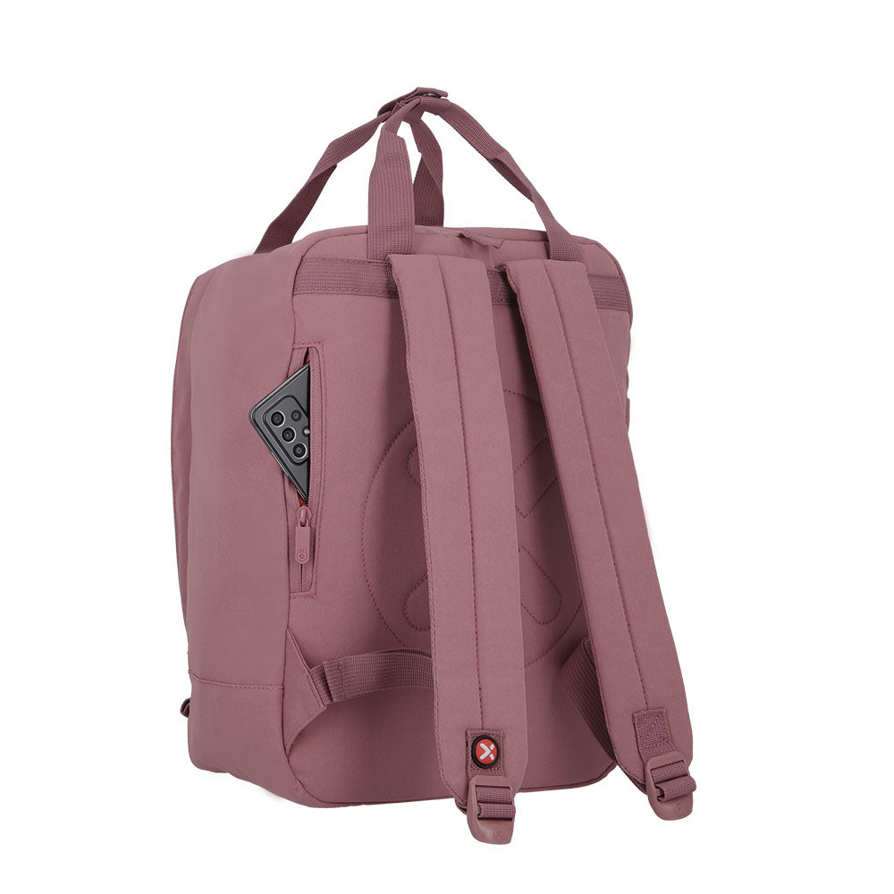Mochila para laptop mujer New Briz 14.1'' rosada