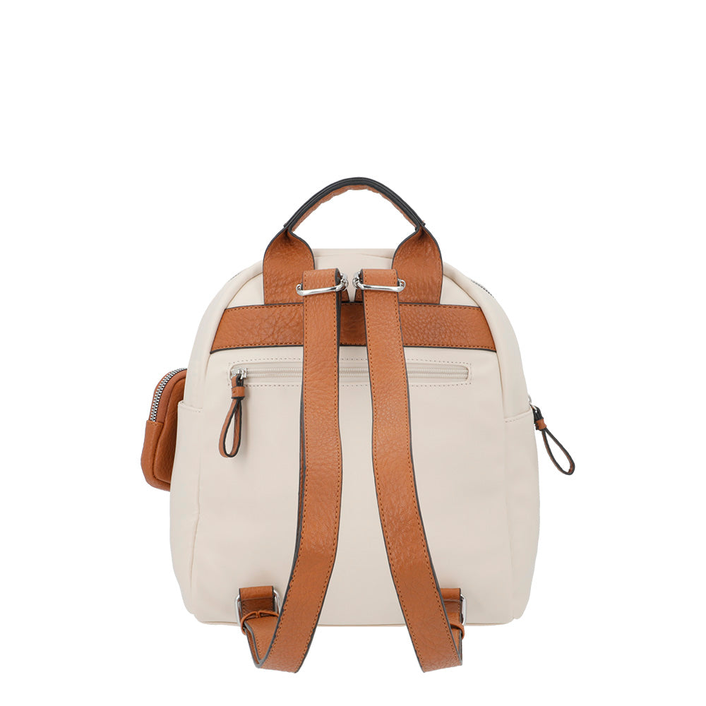 Mochila para mujer Buzios beige M