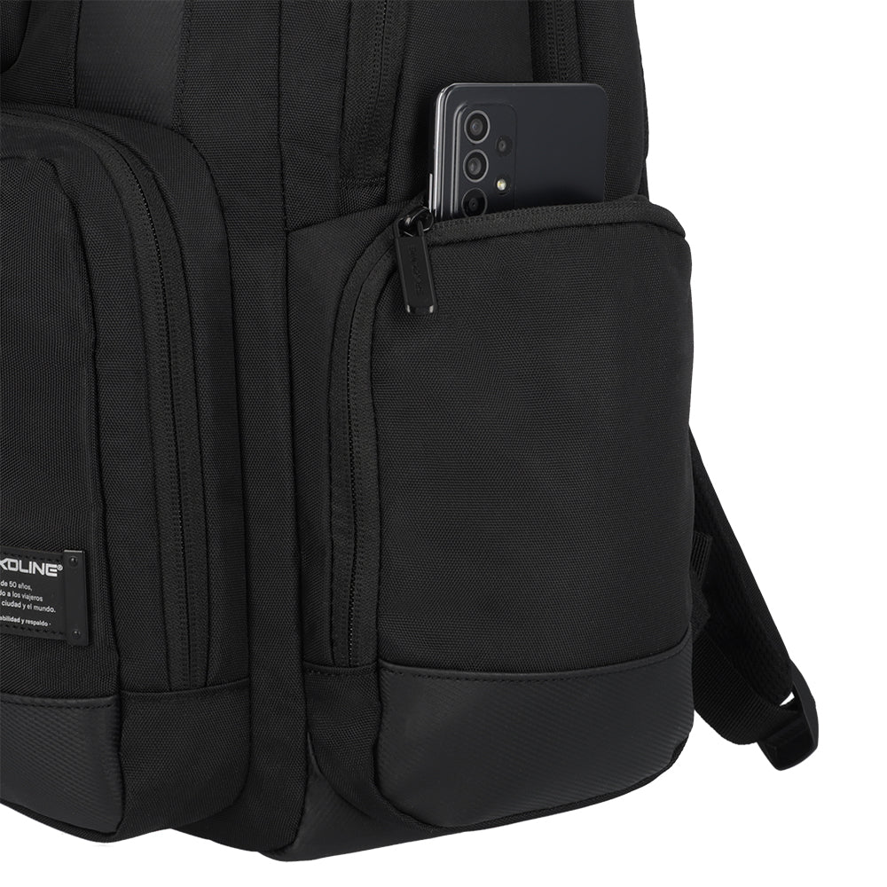 Mochila para notebook City Plus negra 17"